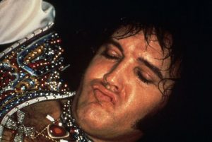1977- Elvis Presley over weight